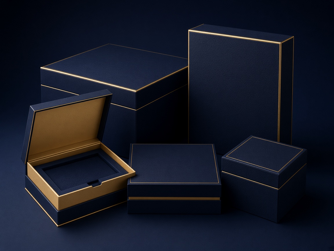 AI-generated visual representation of Luxury and Rigid Boxes