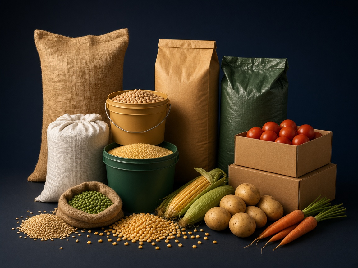 AI-generated visual representation of Agricultural Packaging