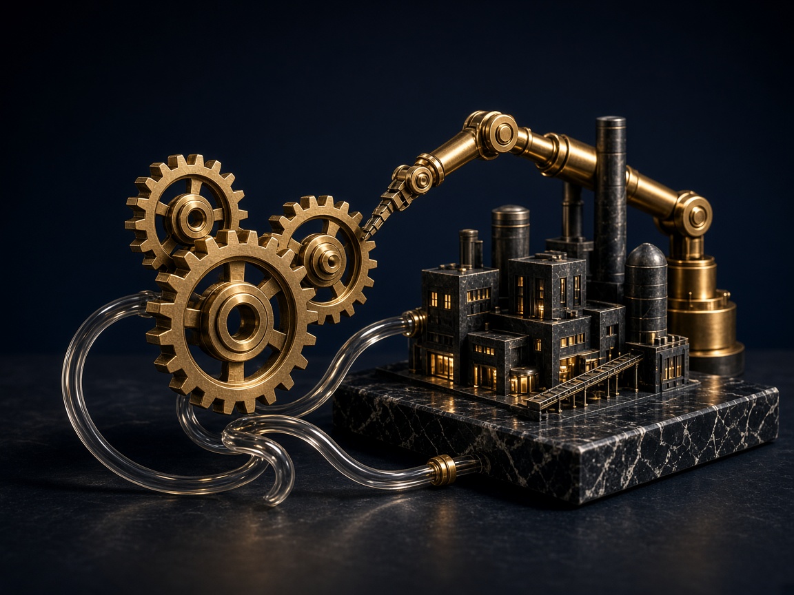 AI-generated visual representation of AI Business Automation