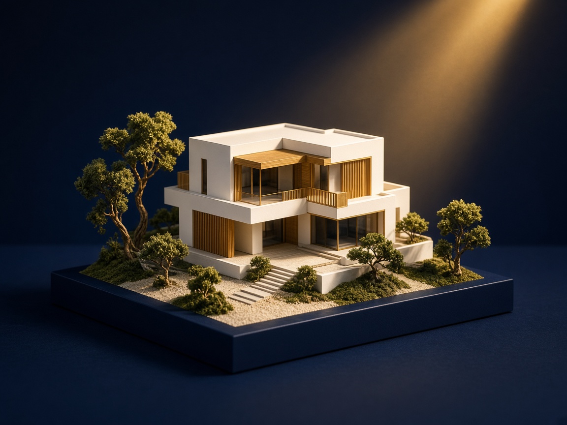 AI-generated visual representation of Architectural Visualization