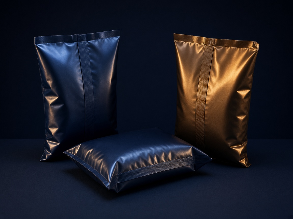 AI-generated visual representation of Back Seal Pouches