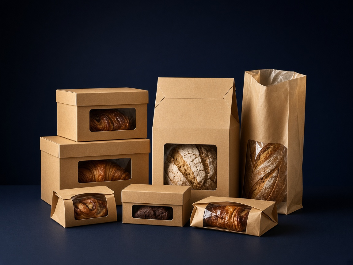 AI-generated visual representation of Bakery Packaging