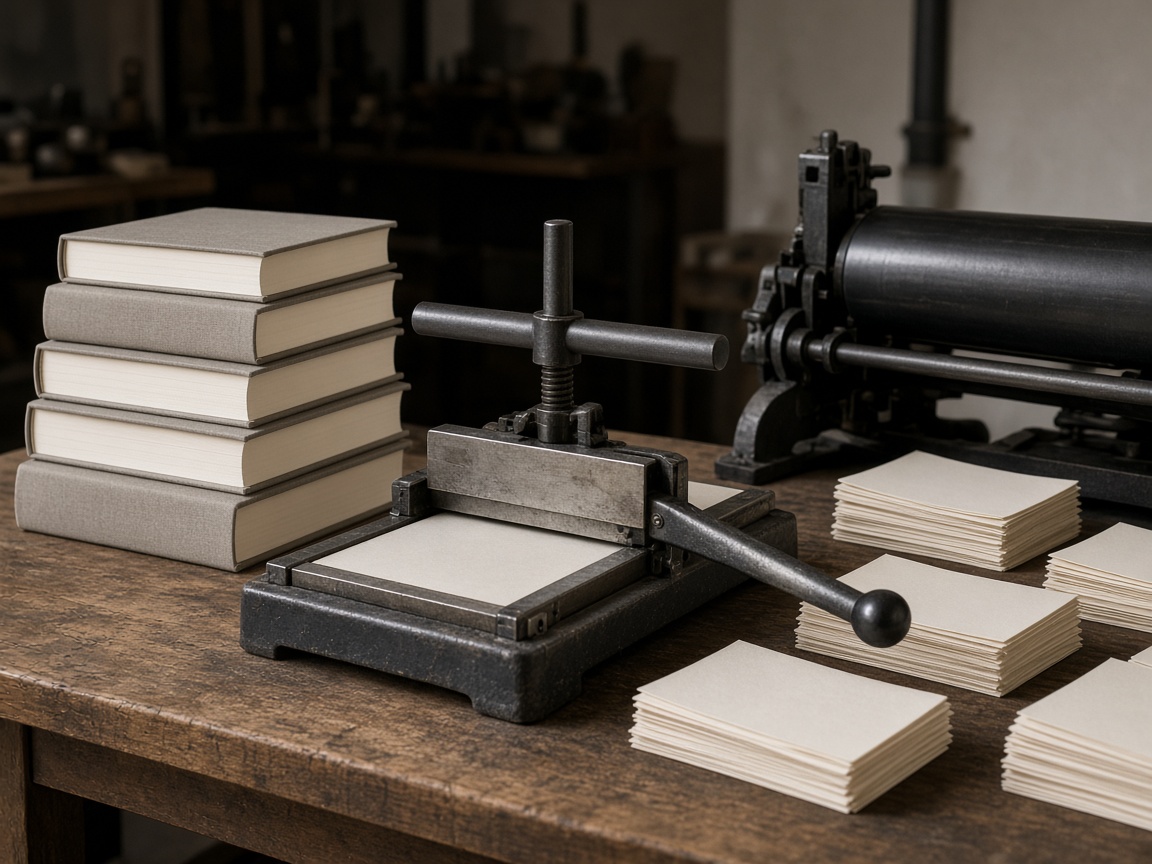 AI-generated visual representation of Book Printing