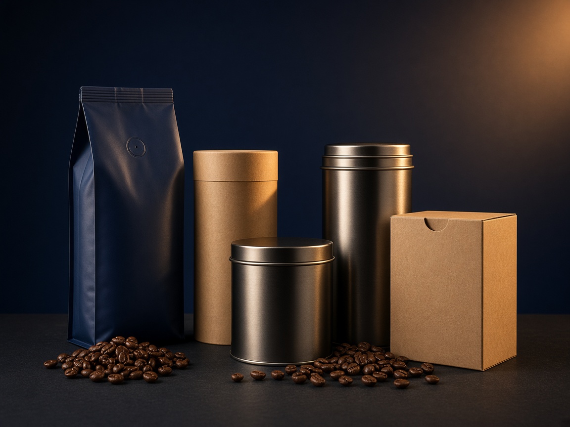 AI-generated visual representation of Coffee Packaging
