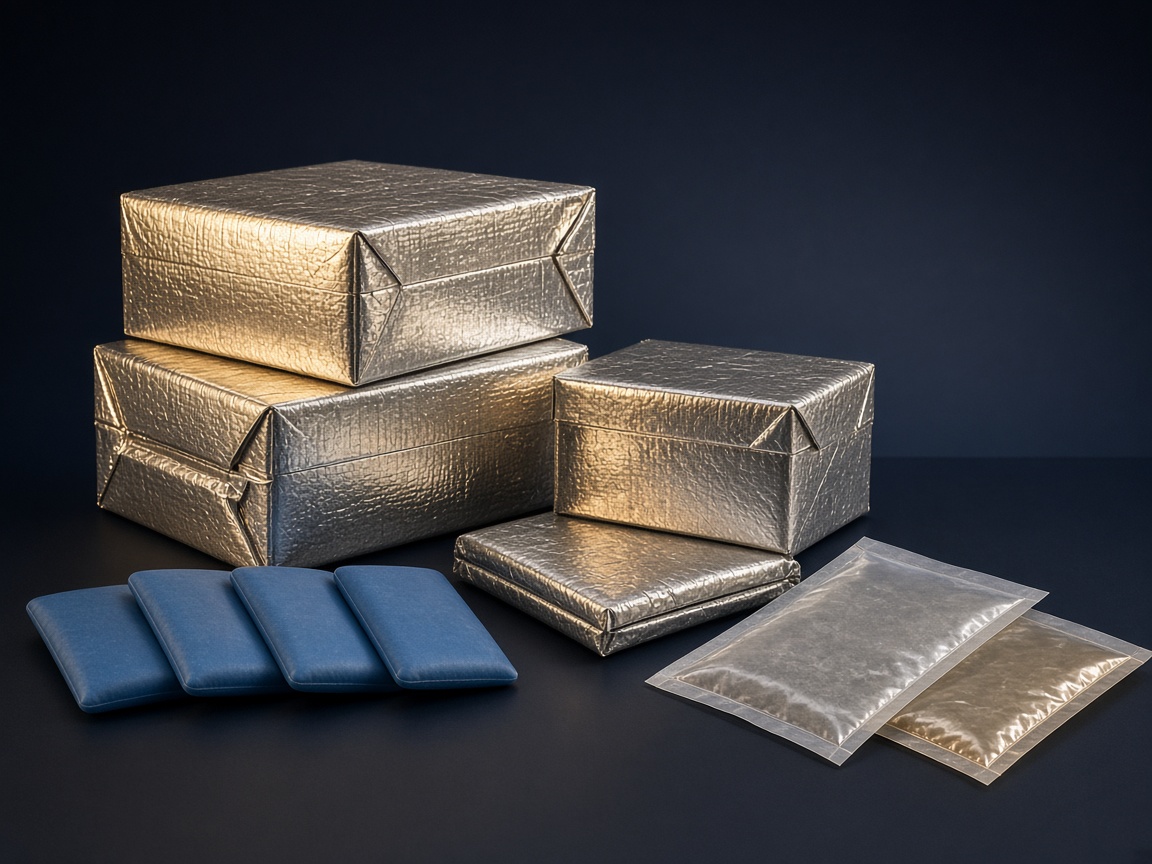 AI-generated visual representation of Cold Chain Packaging