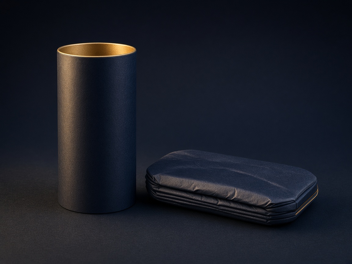 AI-generated visual representation of Collapsible Tube Boxes