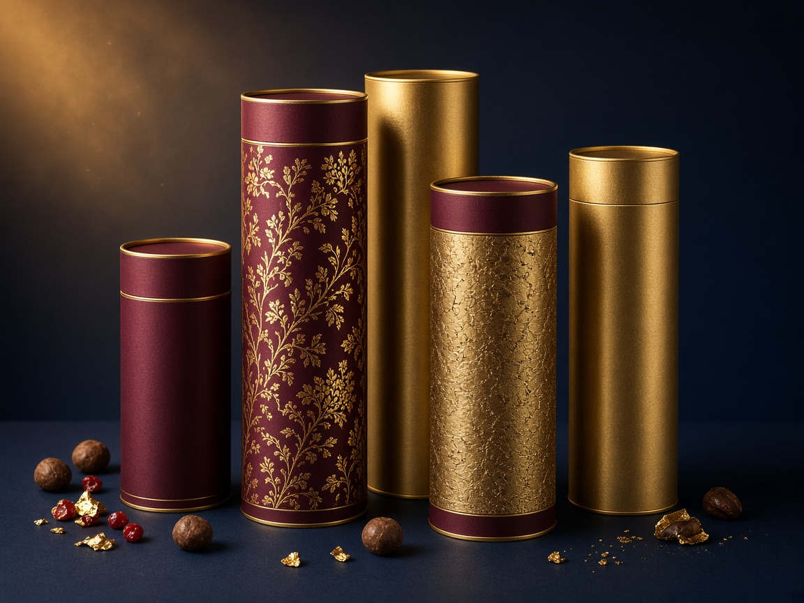 AI-generated visual representation of Confectionery Paper Tubes