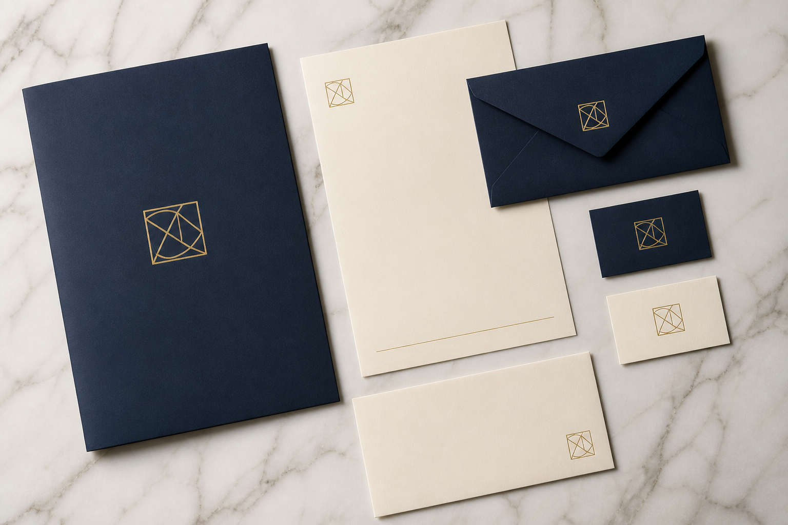 AI-generated visual representation of Corporate Stationery Sets