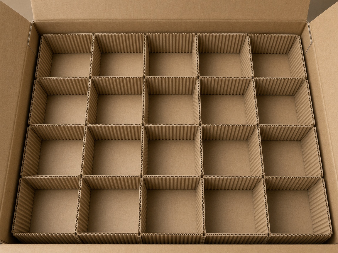 AI-generated visual representation of Corrugated Dividers