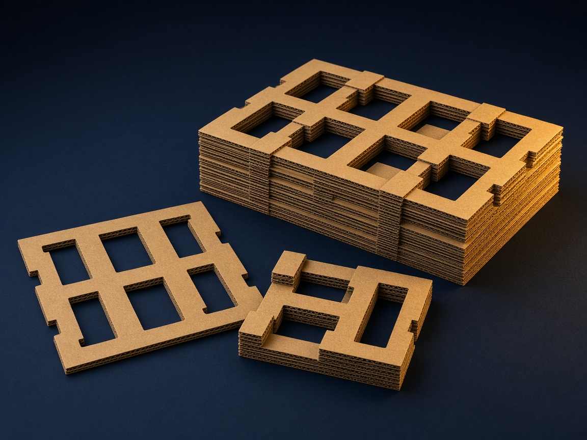AI-generated visual representation of Corrugated Inserts