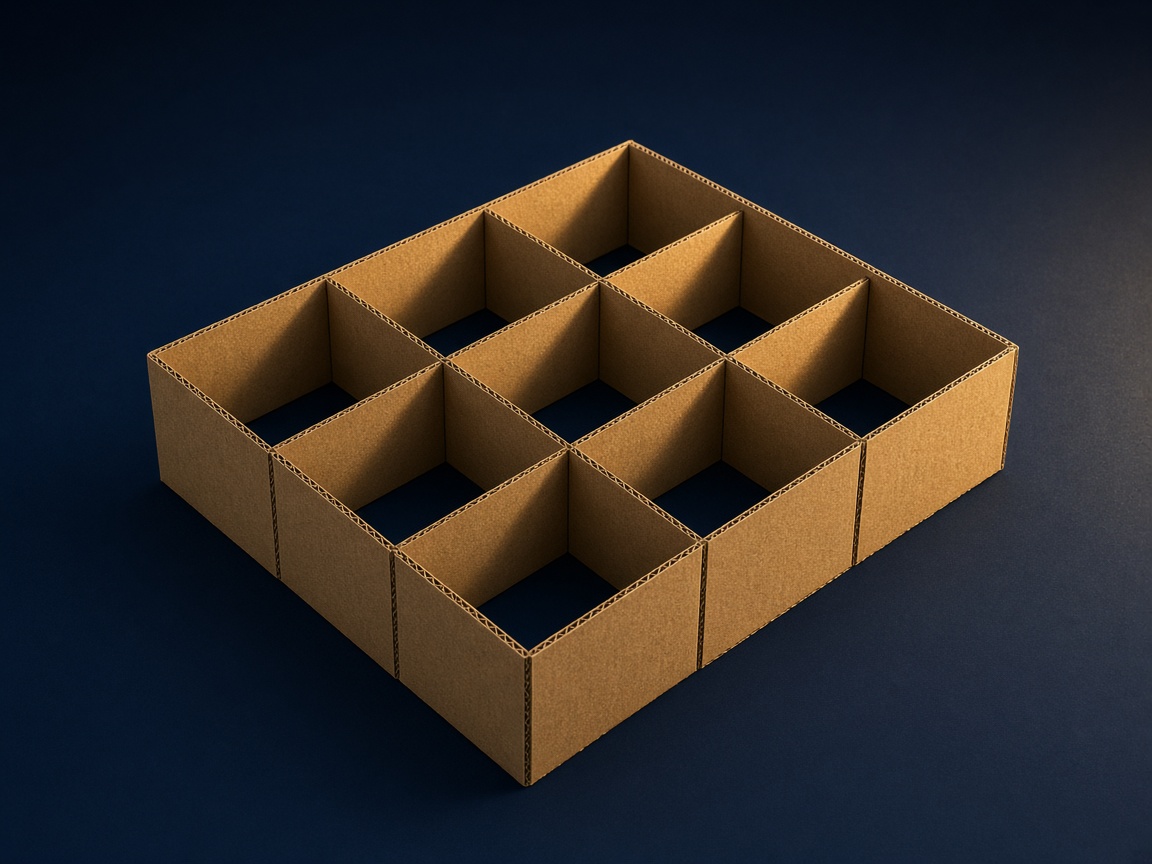 AI-generated visual representation of Corrugated Partitions