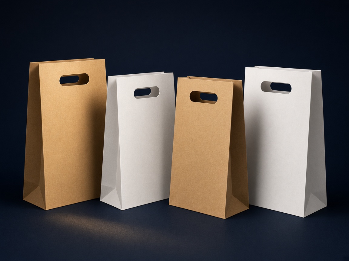 AI-generated visual representation of Die-Cut Handle Bags
