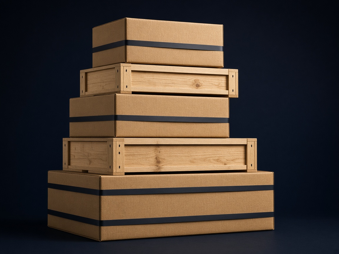 AI-generated visual representation of Export Packaging