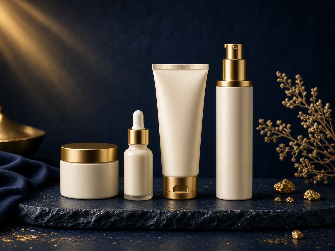 AI-generated visual representation of Haircare Packaging
