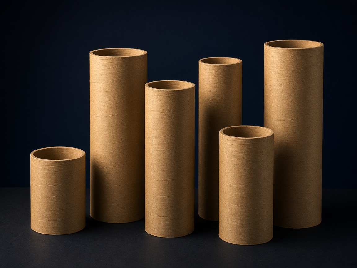 AI-generated visual representation of High-Strength Paper Tubes
