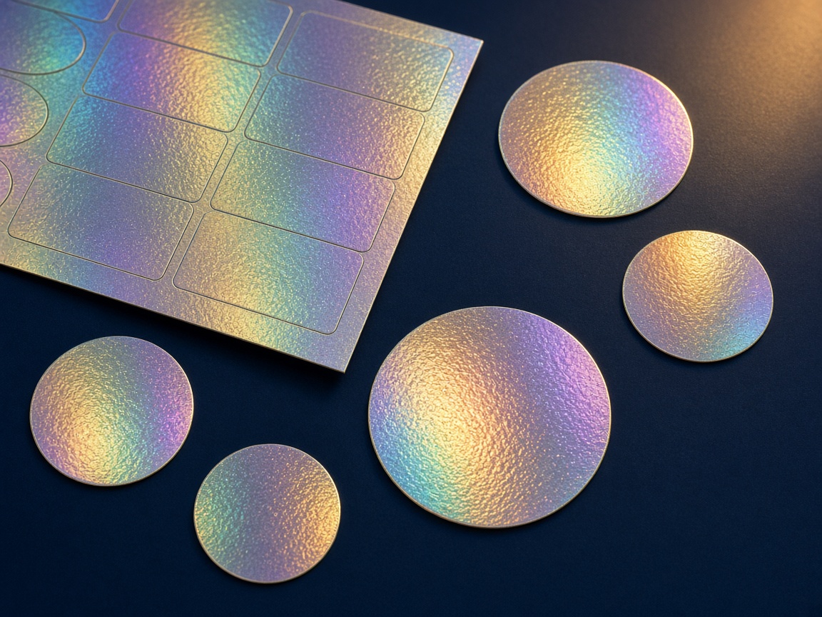 AI-generated visual representation of Hologram Labels