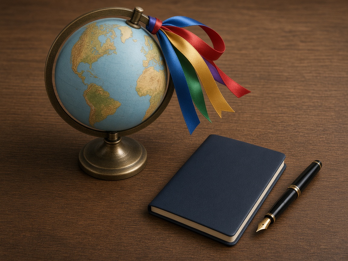 AI-generated visual representation of International SEO