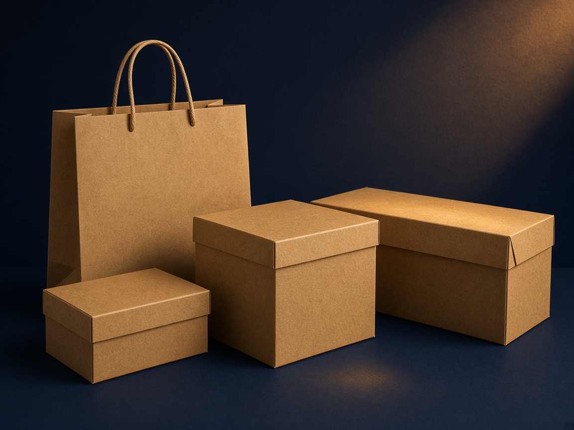 AI-generated visual representation of Kraft Packaging