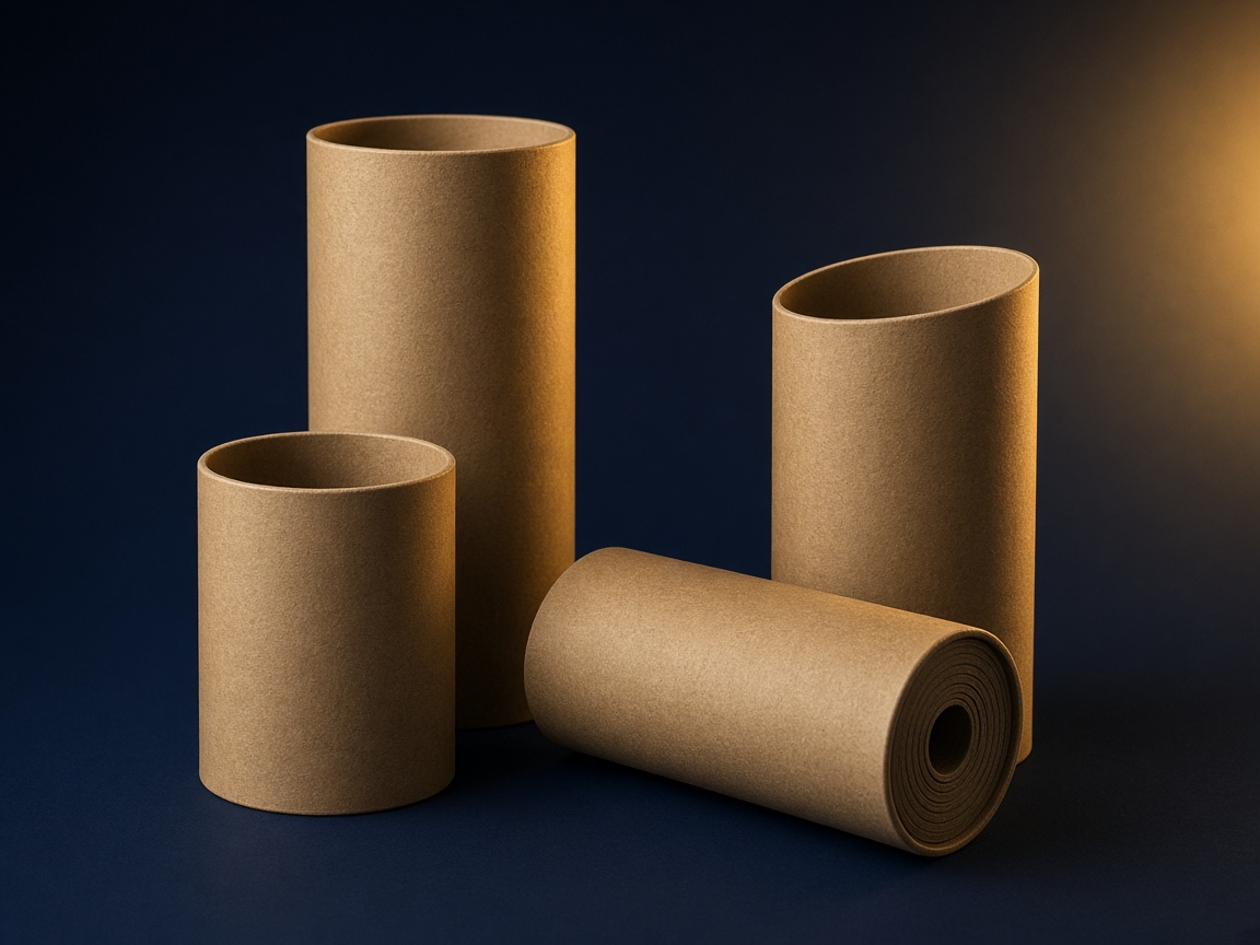 AI-generated visual representation of Kraft Paper Tubes