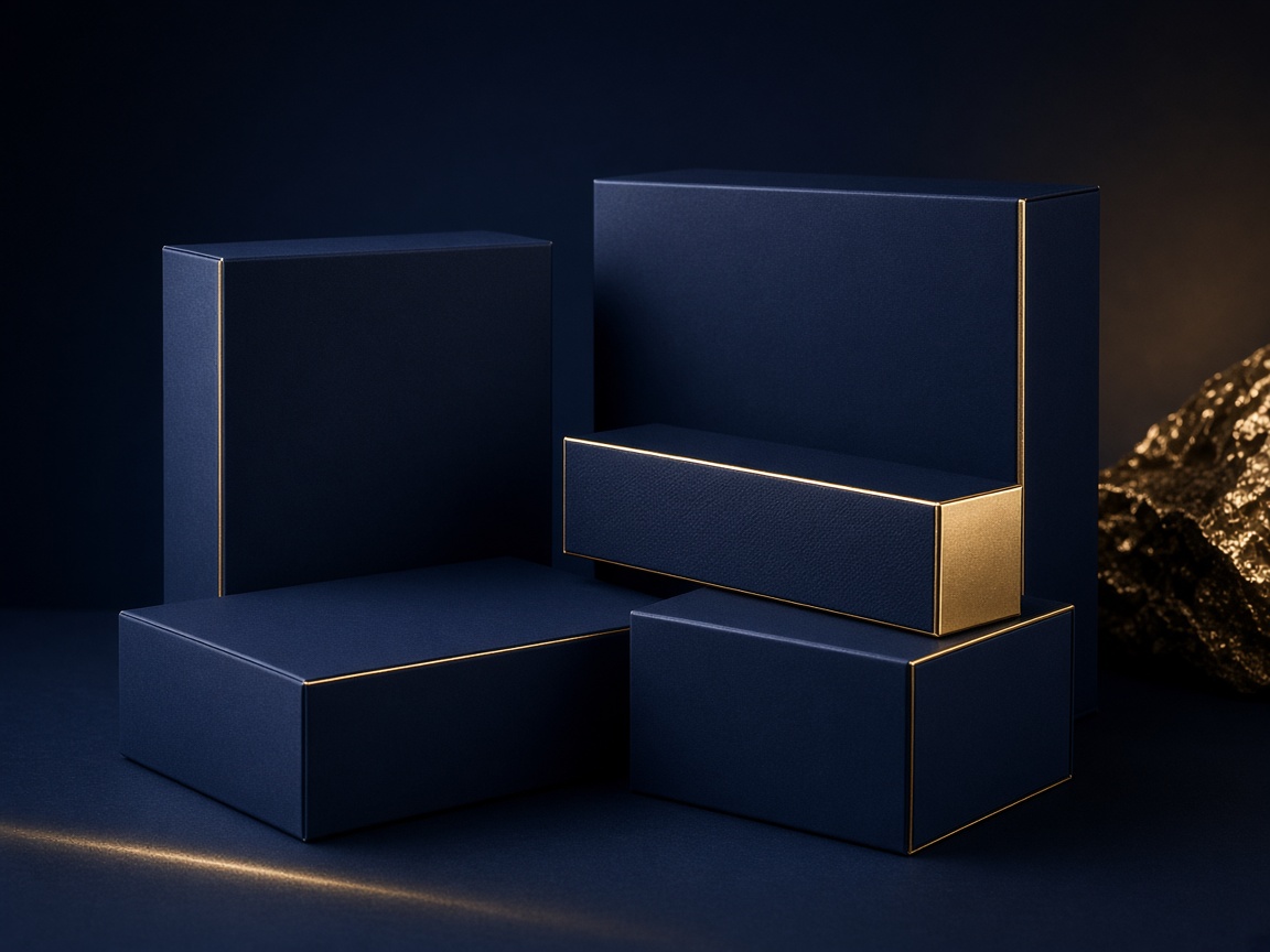 AI-generated visual representation of Luxury Cosmetic Boxes