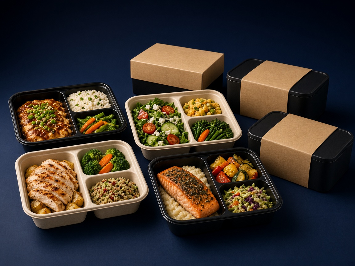 AI-generated visual representation of Meal Boxes