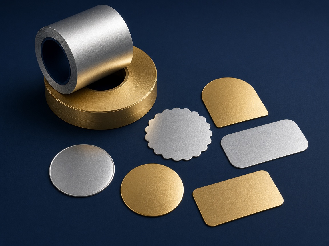 AI-generated visual representation of Metallic Labels