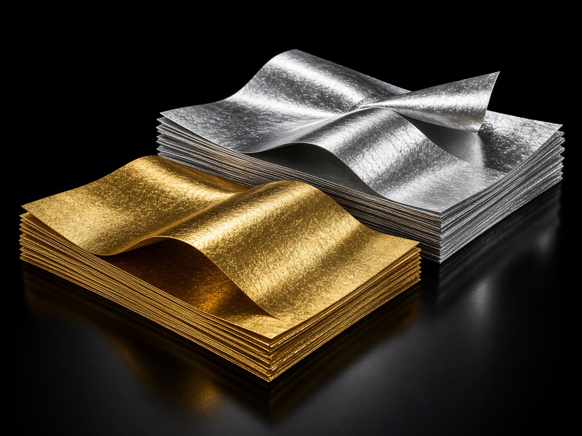 AI-generated visual representation of Metallic Paper