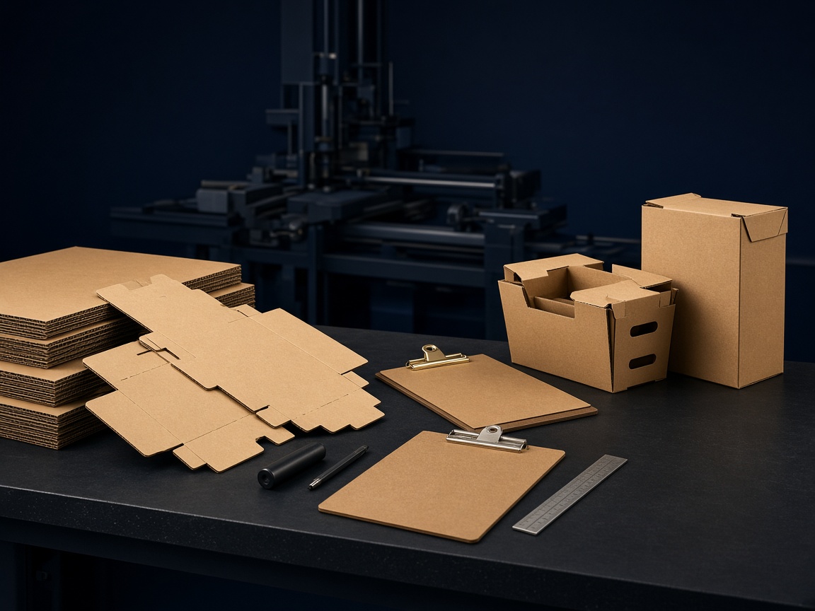 AI-generated visual representation of Packaging Manufacturing Coordination