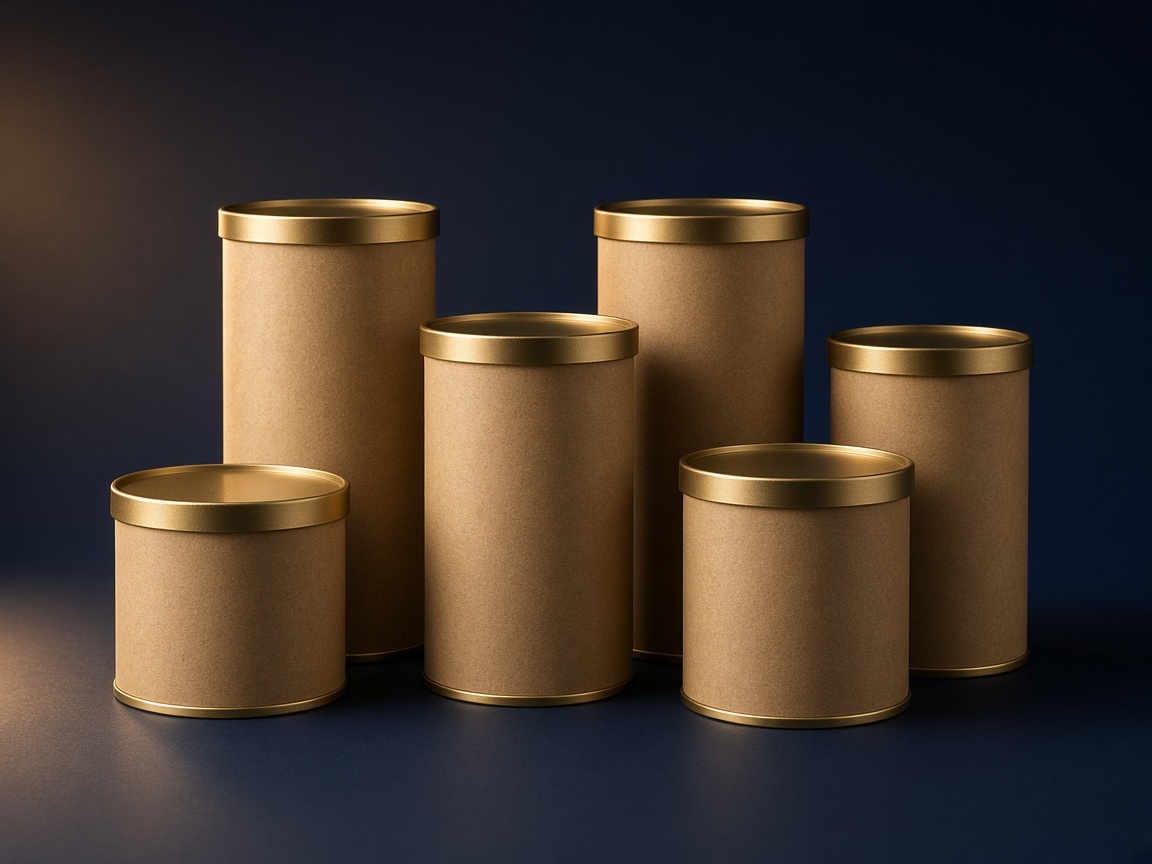 AI-generated visual representation of Paperboard Composite Cans