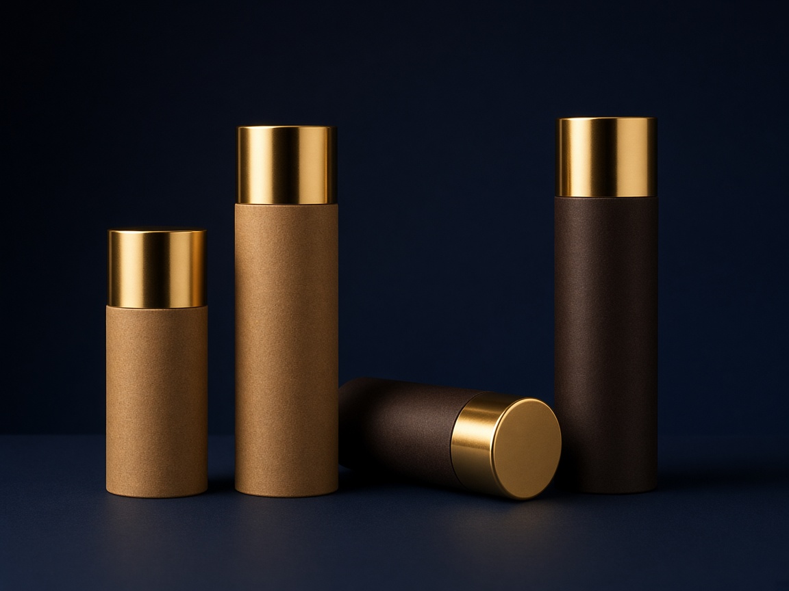 AI-generated visual representation of Perfume Paper Tubes