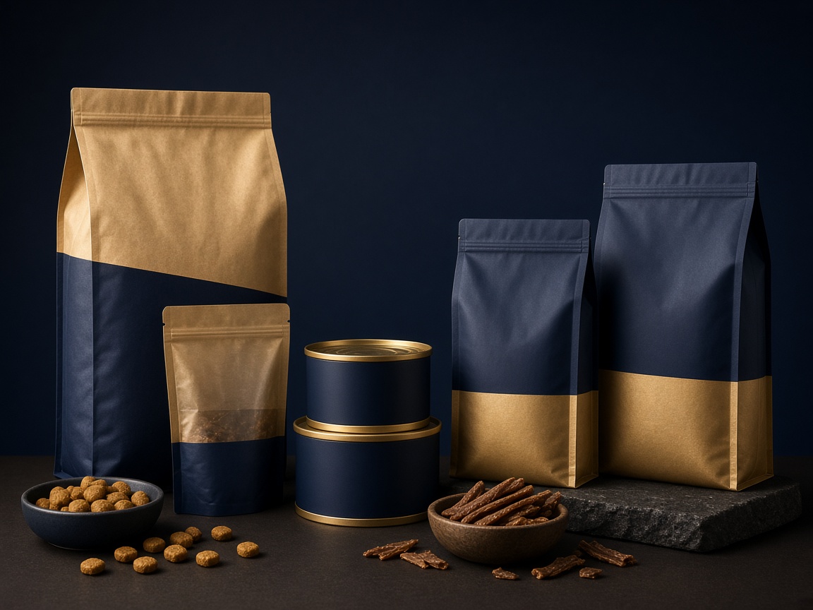 AI-generated visual representation of Pet Food Packaging