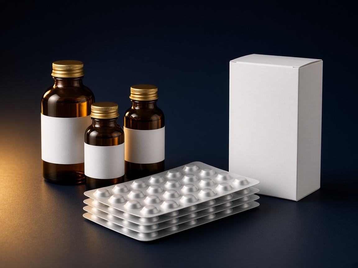 AI-generated visual representation of Pharma Packaging Compliance