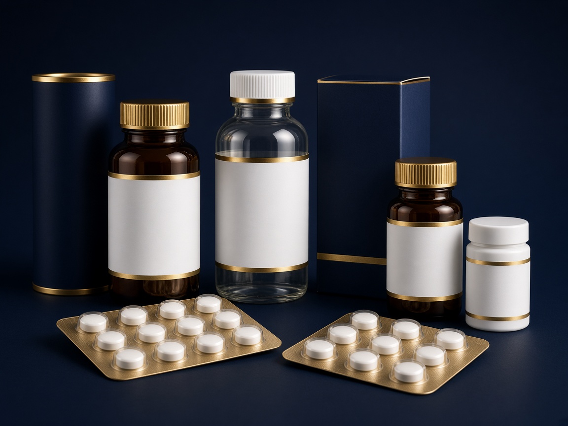 AI-generated visual representation of Pharmaceutical Labels