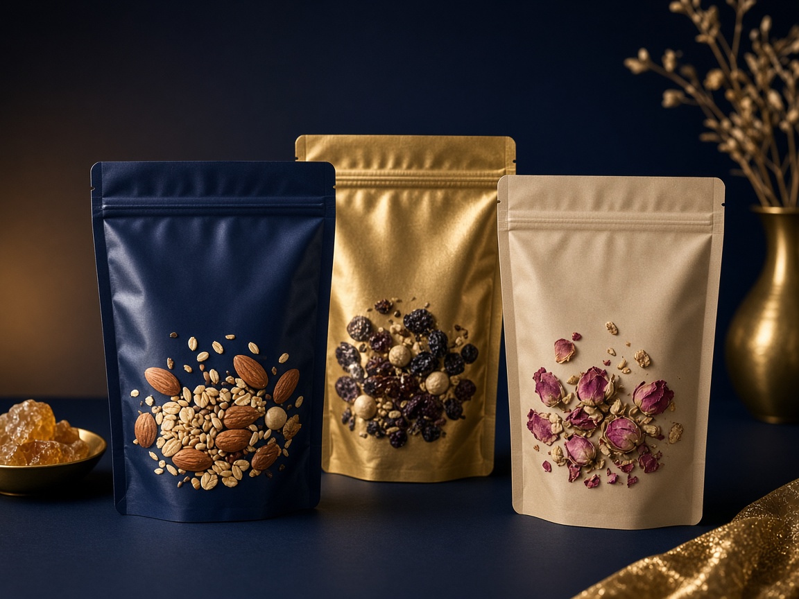 AI-generated visual representation of Pouch Packaging