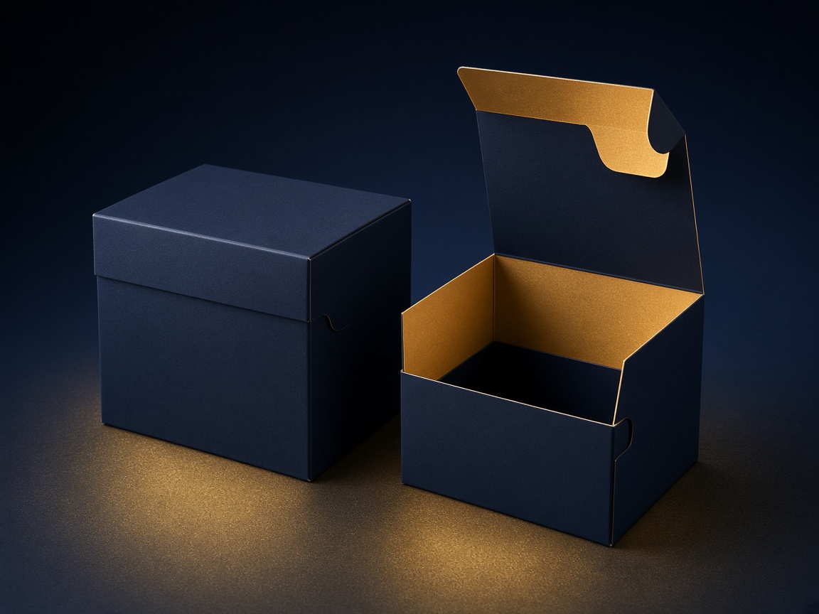 AI-generated visual representation of Reverse Tuck End Boxes