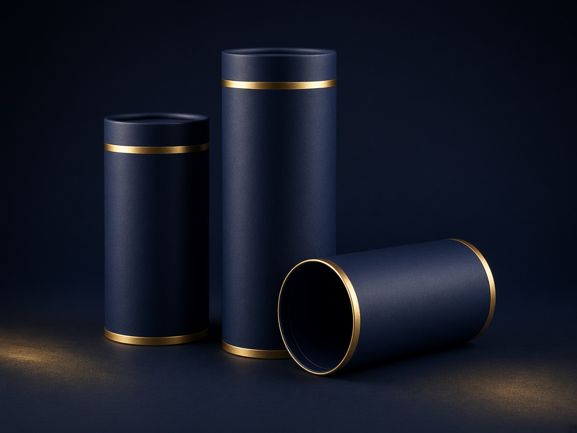 AI-generated visual representation of Round Gift Tubes