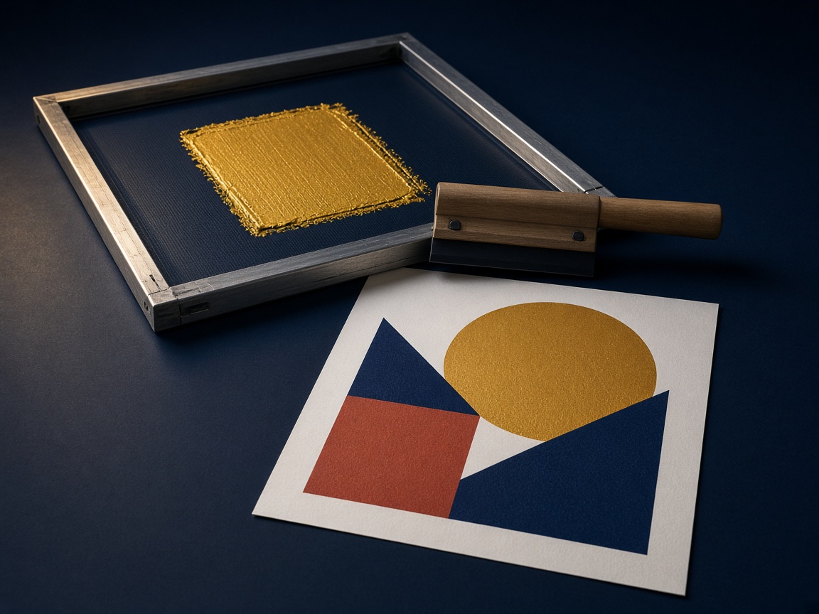 AI-generated visual representation of Screen Printing