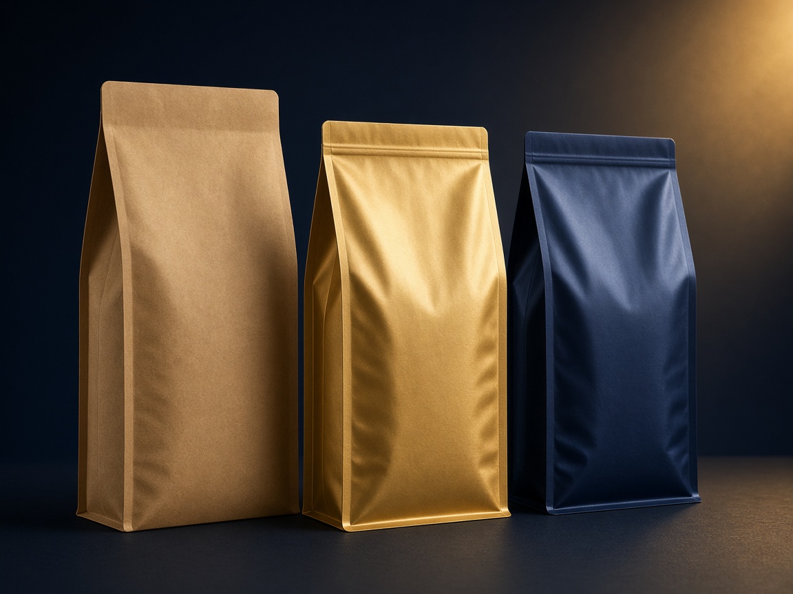 AI-generated visual representation of Side Gusset Pouches