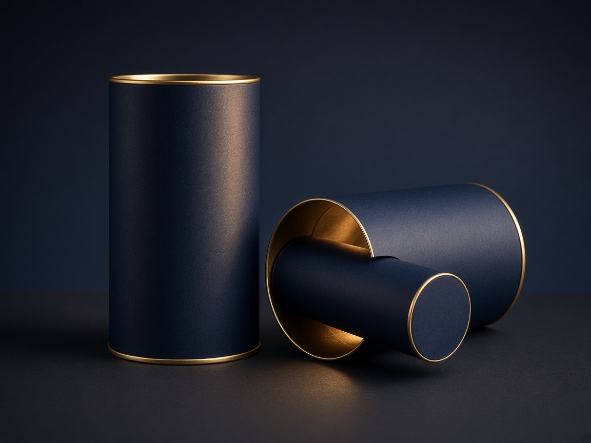 AI-generated visual representation of Slide-Out Tube Packaging