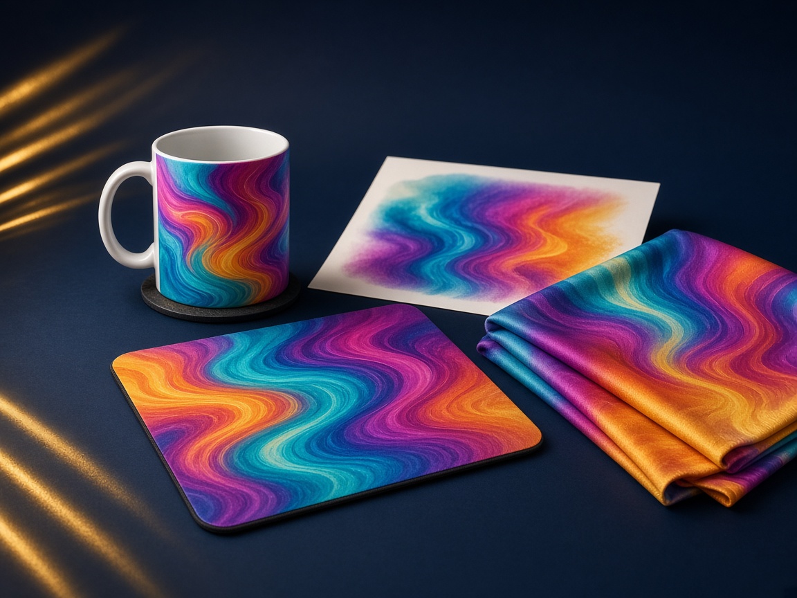 AI-generated visual representation of Sublimation Printing