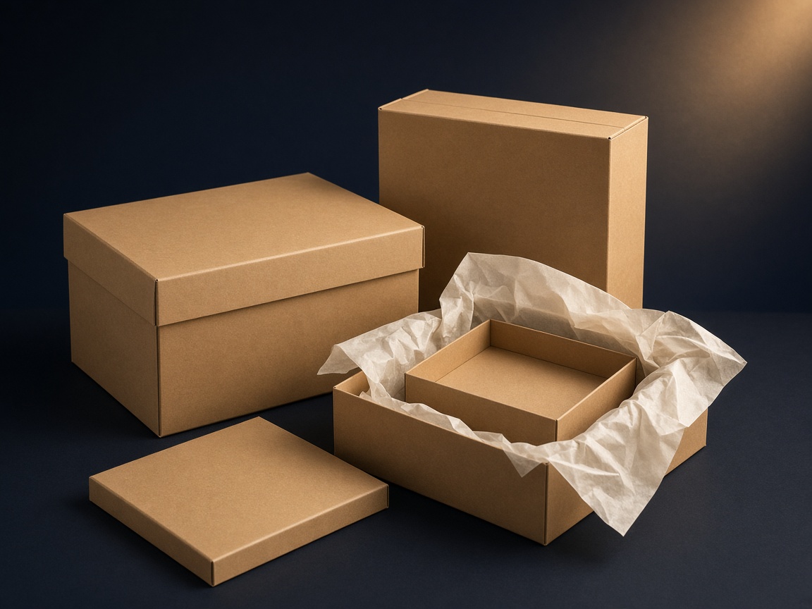 AI-generated visual representation of Subscription Box Packaging