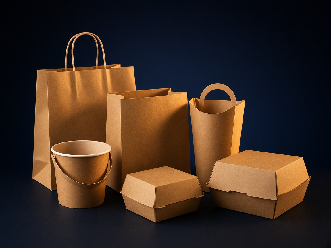 AI-generated visual representation of Takeaway Packaging