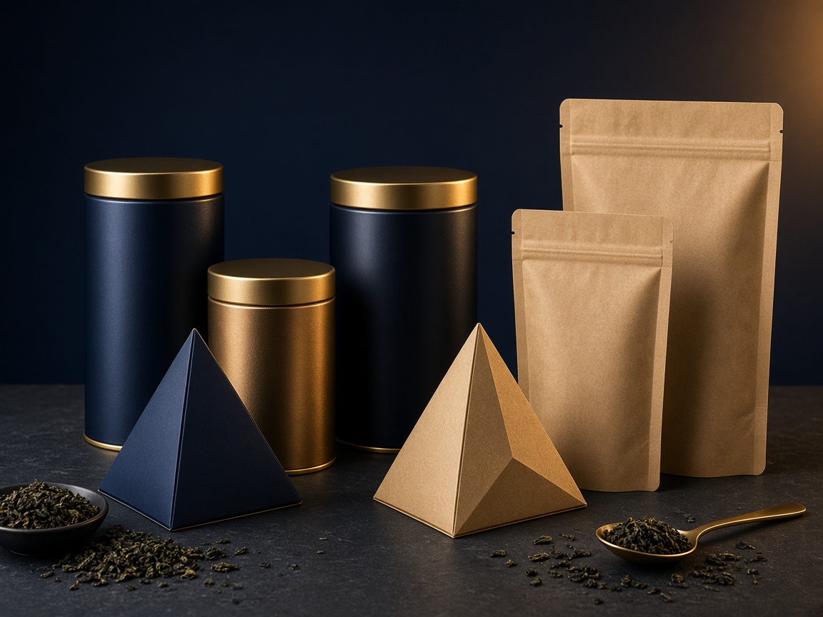 AI-generated visual representation of Tea Packaging