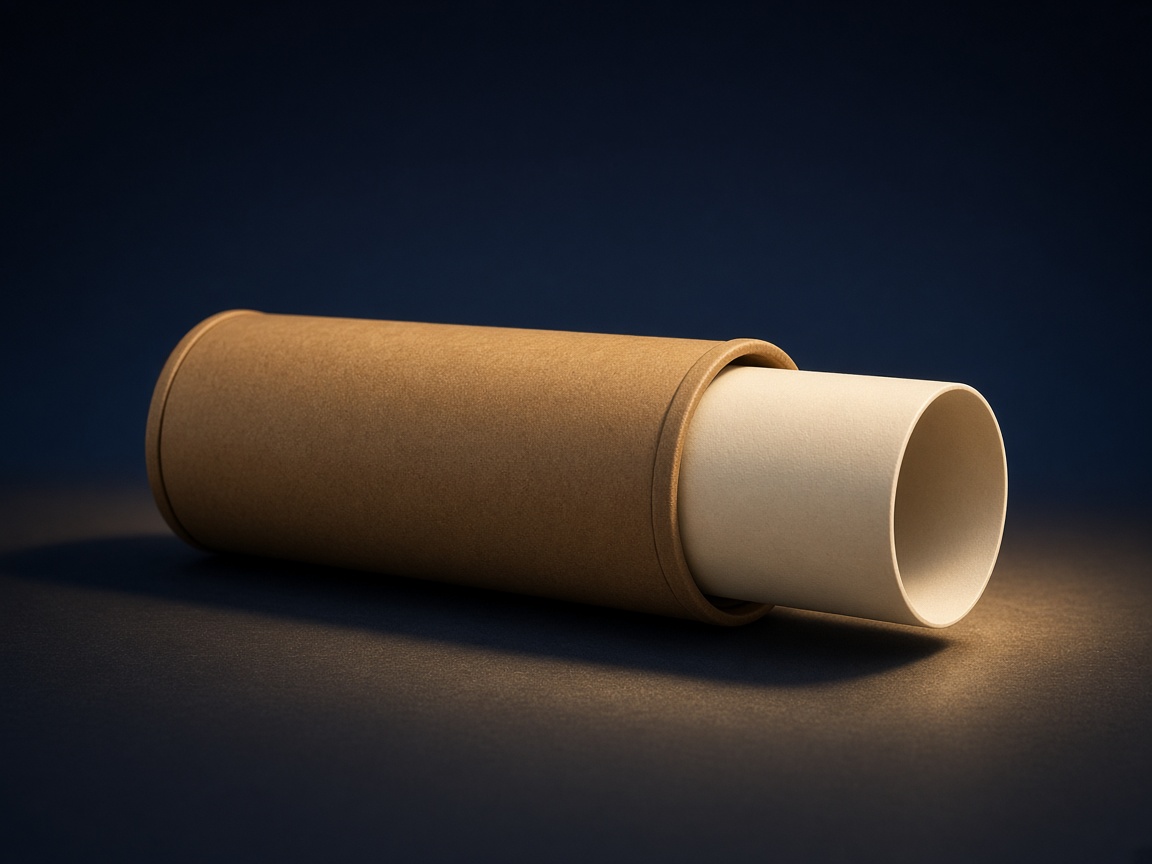 AI-generated visual representation of Telescopic Paper Tubes