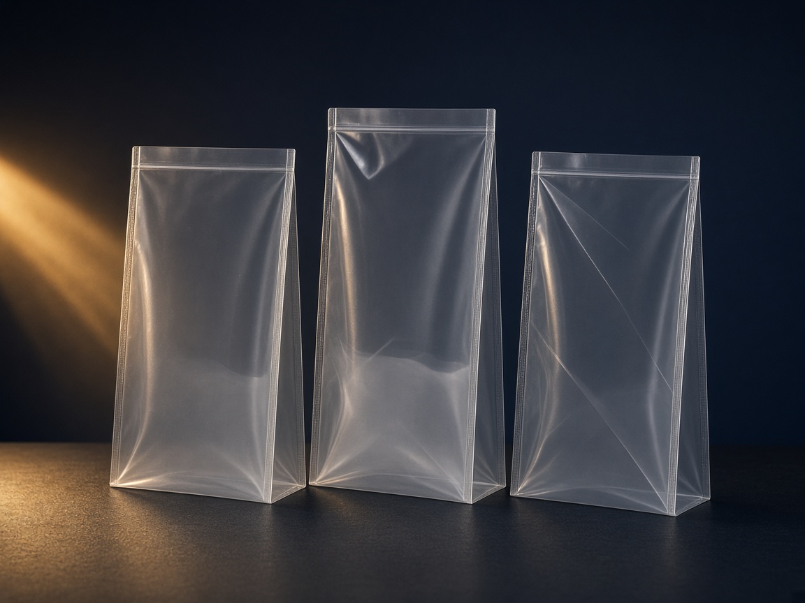 AI-generated visual representation of Three Side Seal Pouches