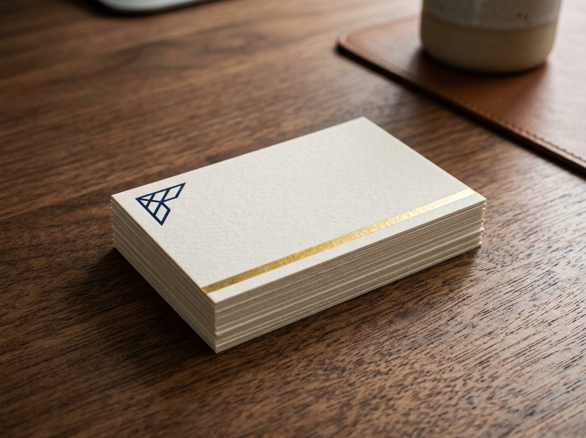 AI-generated visual representation of Visiting Cards