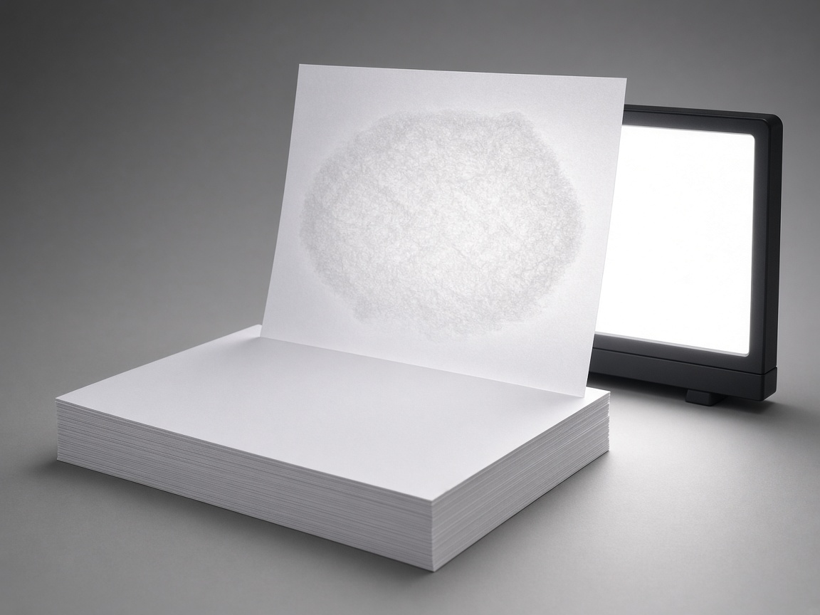 AI-generated visual representation of Watermarked Bond Paper