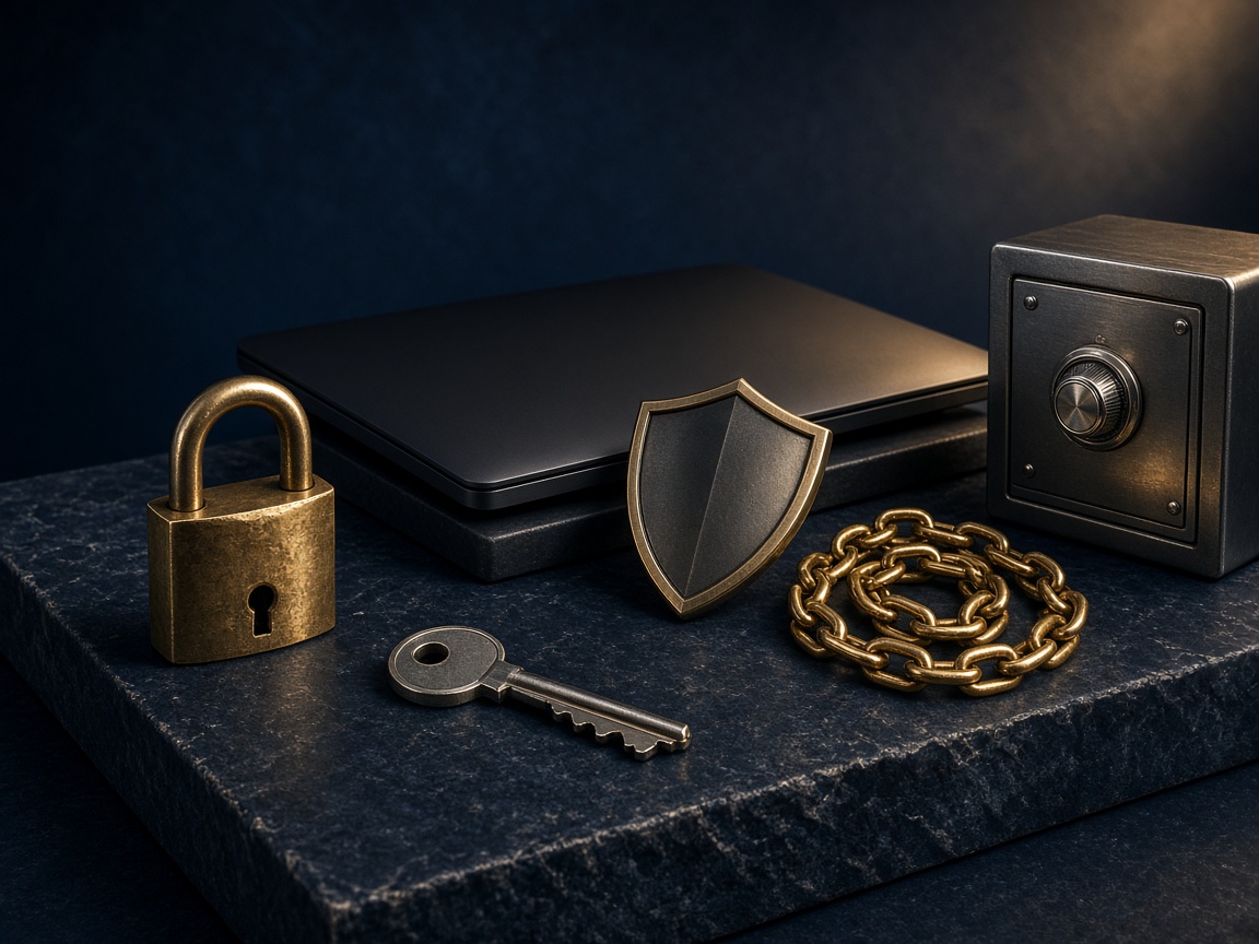 AI-generated visual representation of Website Security