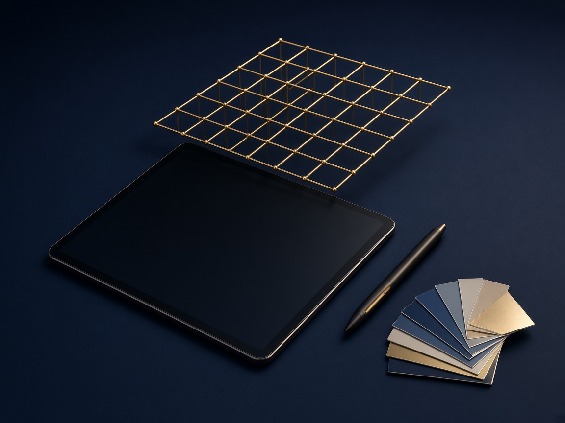 AI-generated visual representation of Website UI UX